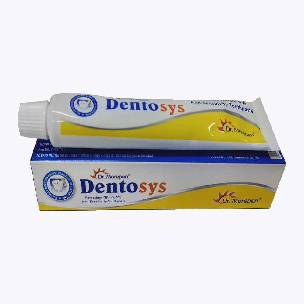 Dr. Morepen Dentosys Toothpaste 50 gm (Pack of 10)